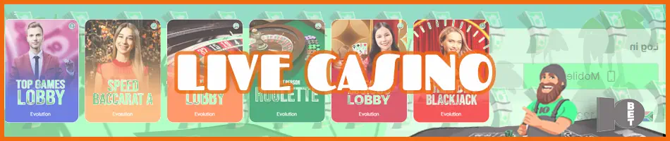 10Bet Casino Live Baner