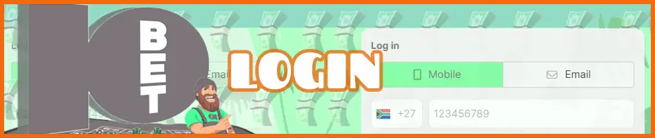 10Bet Casino Login Baner