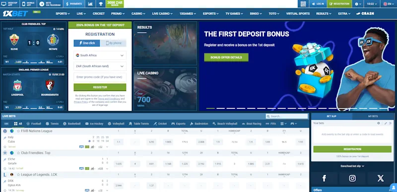 1xbet Casino screenshot