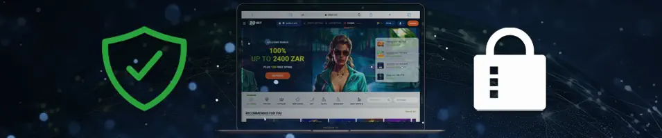 20Bet Sportsbook Security and Licensing Banner