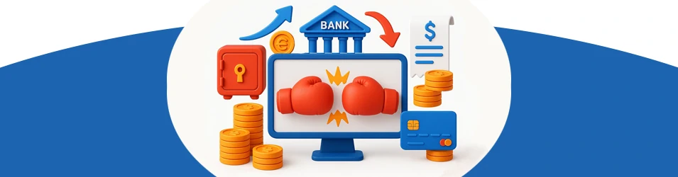 Banking: Deposits, Withdrawals & Fees Banner