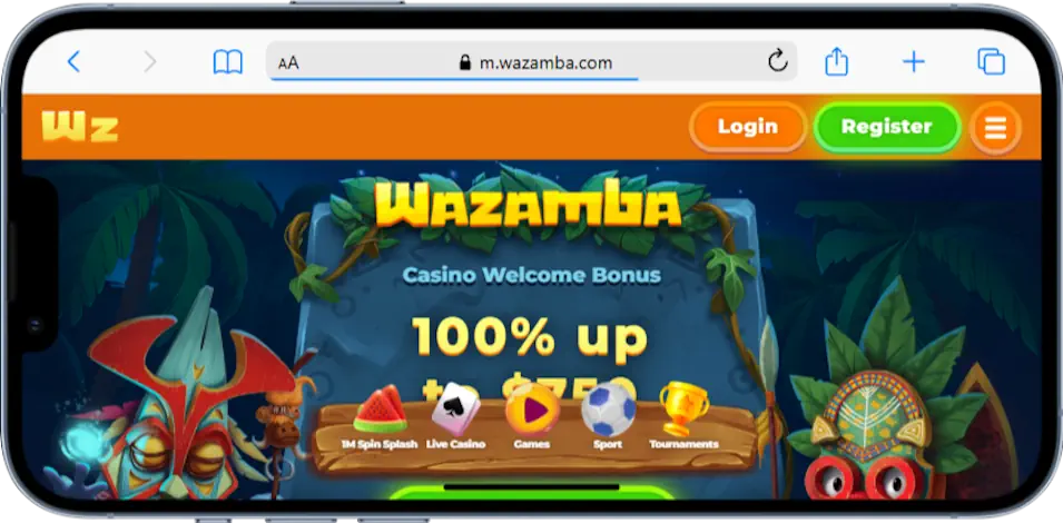  Wazamba Casino Bonuses Mobile Screenshot 