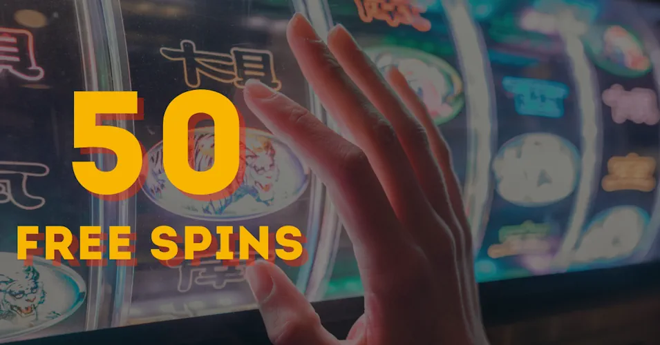 50 Free Spins No Deposit Bonus Banner