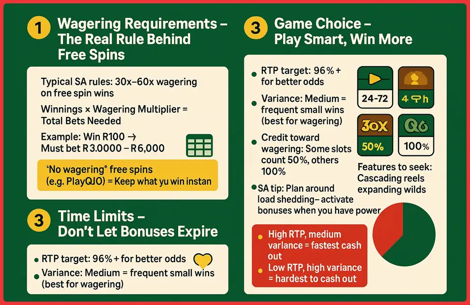 Casino Maximizing Winnings from Free Spins Offers Infographic