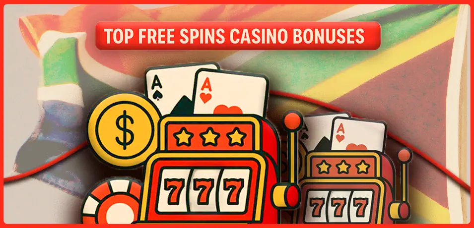 Top Free Spins Casino Bonuses in South Africa Banner