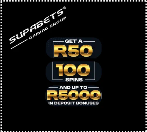 Supabets Casino Supabets: Triple welcome bonus package Banner
