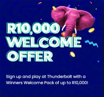 Thunderbolt Welcome Bonus Offer Screenshot