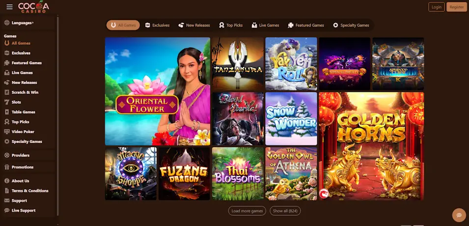 Cocoa Casino Strategic Gaming Guide Screenshot