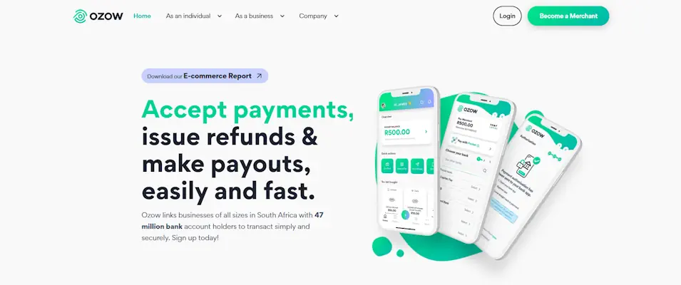 Deposit Method Ozow Screenshot