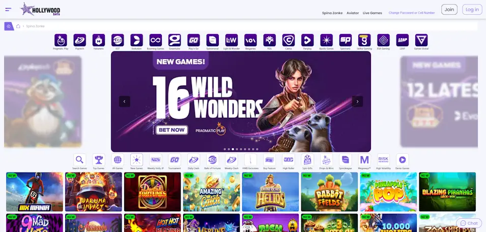 HollywoodBets Slots Screenshot