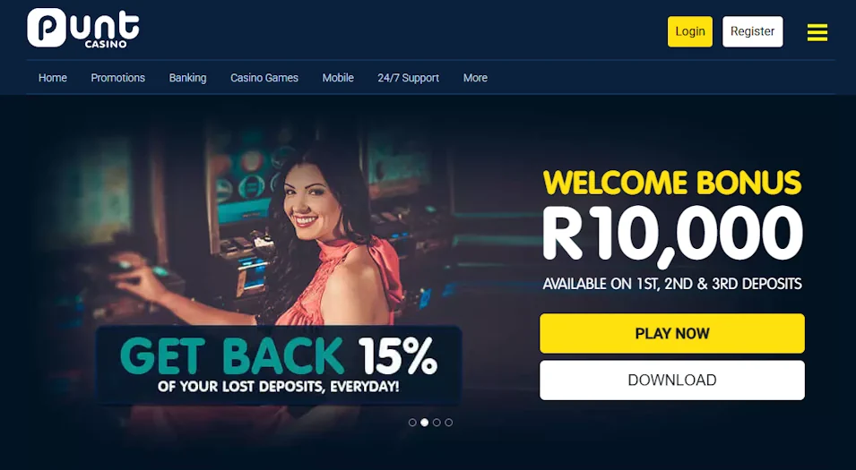 Punt Webpage Screenshot