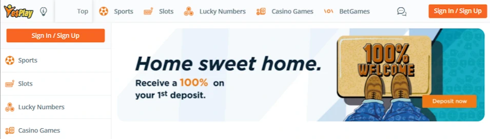 YesPlay R3,000 welcome bonus with QR deposits Screenshot