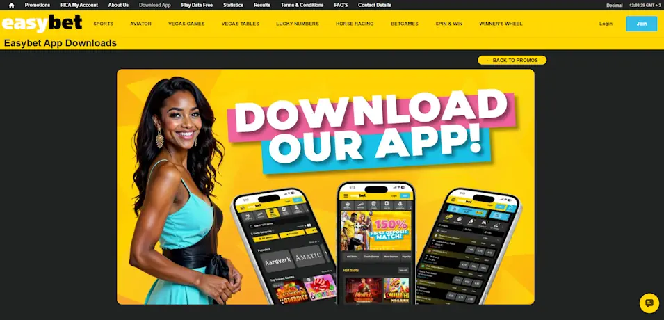 Easybet App Screenshot