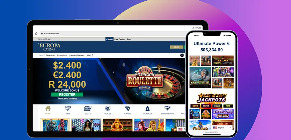 Europa Mobile Gaming Experience Banner