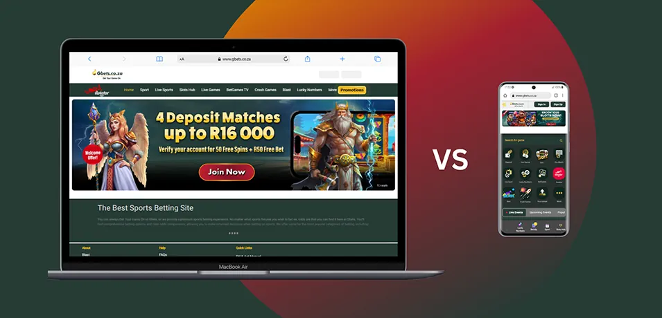 Gbets Casino Mobile Performance Banner