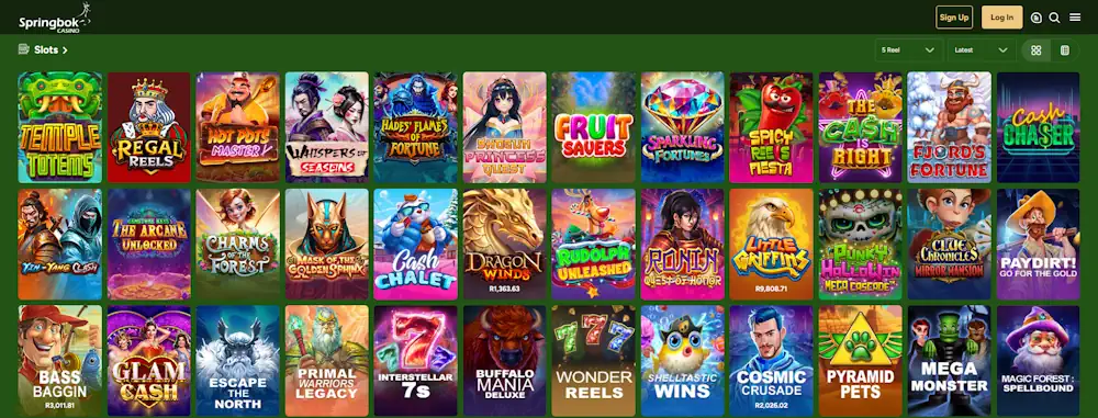 Springbok Slots Screenshot
