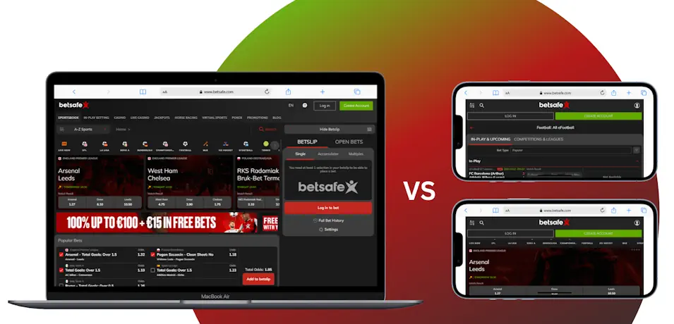 Betsafe Sportsbook User Experience: Mobile, Desktop & Apps Banner