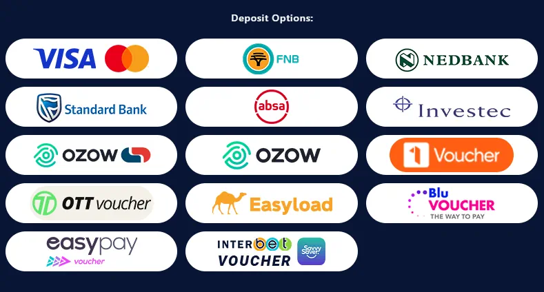 Interbet Sportsbook Banking and Security Features Screenshot