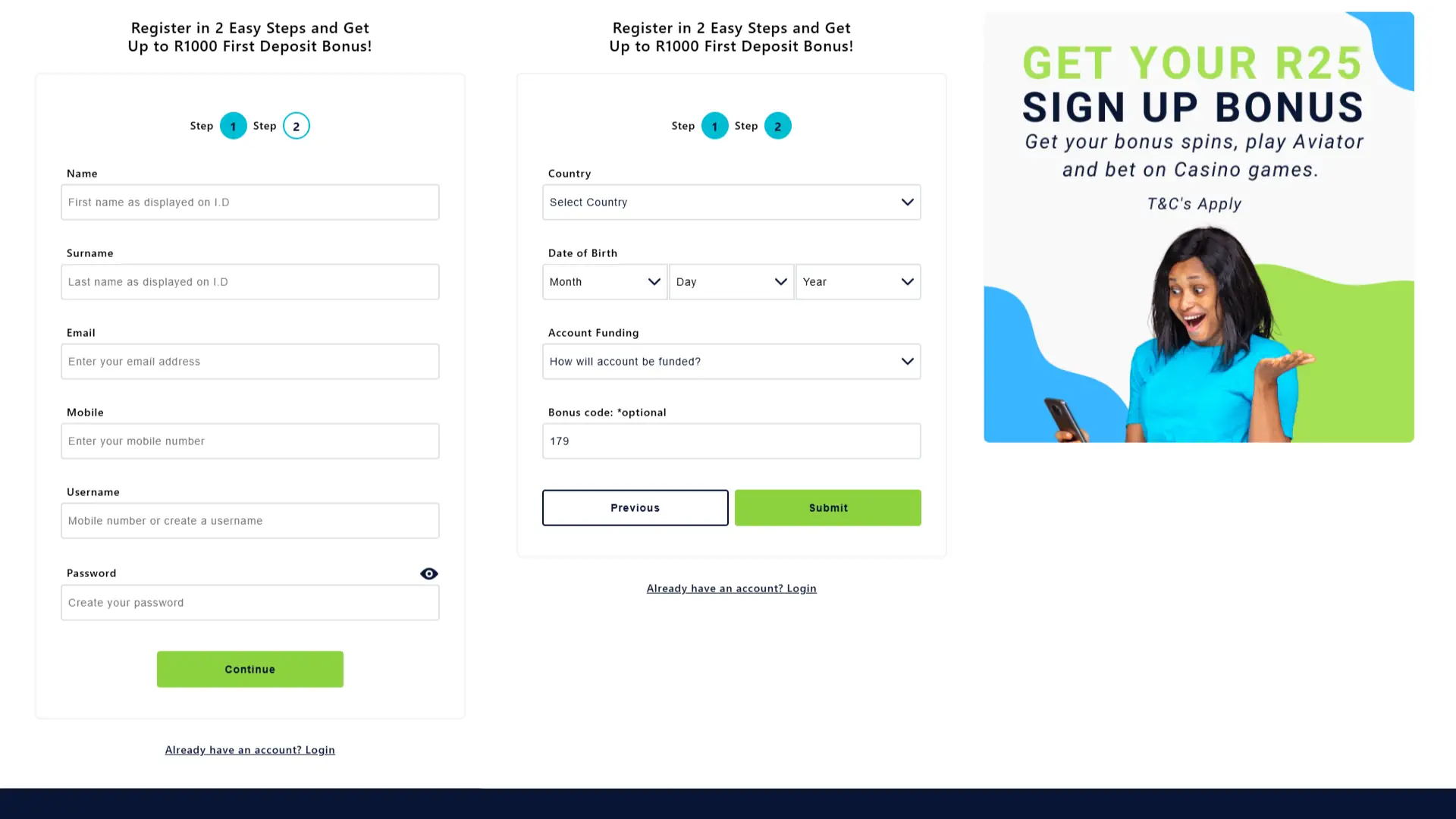 Interbet Sportsbook Registration Process Banner