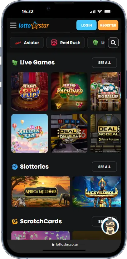 LottoStar Sportsbook Games at LottoStar Screenshot