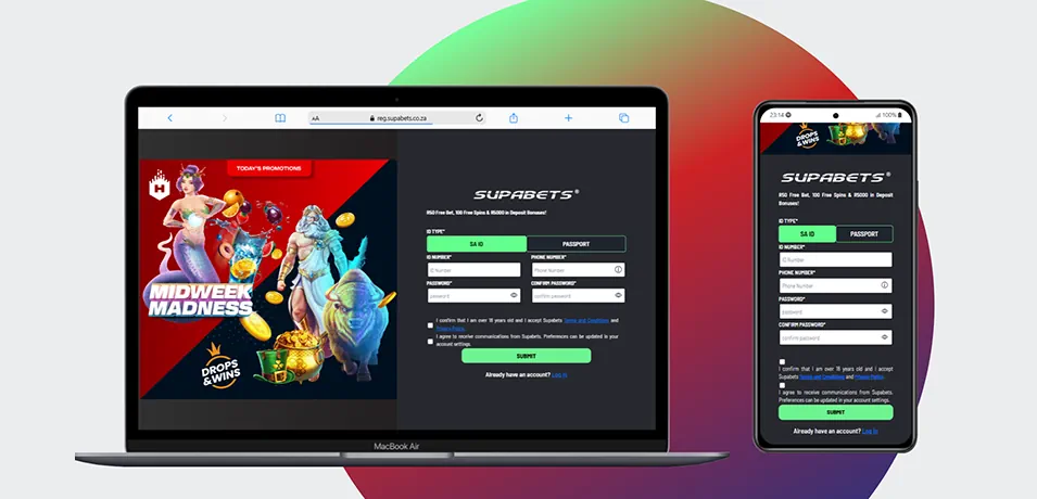 Supabets Sportsbook User Experience and Interface Banner