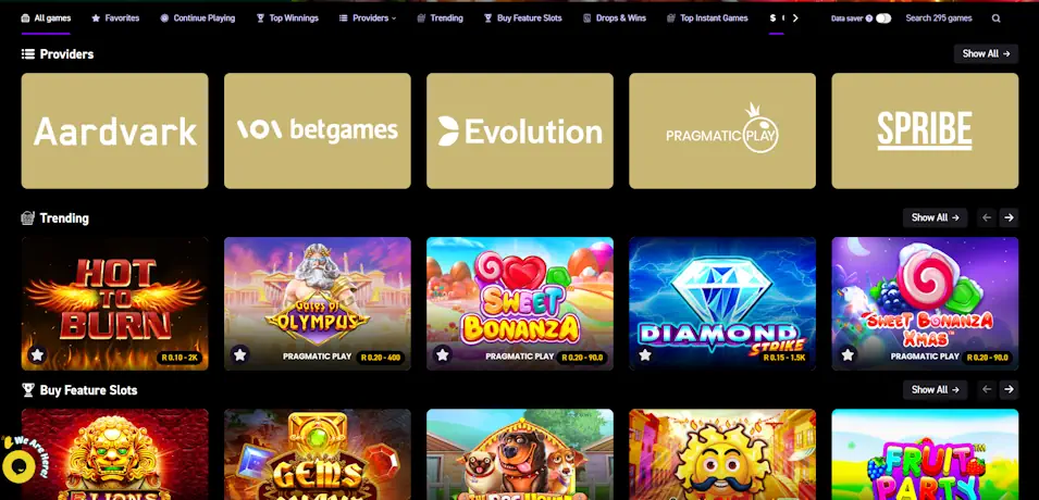 TopBet Sportsbook TopBet Casino and Games Screenshot