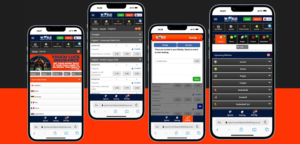 WSB Sportsbook Mobile Betting Experience Banner