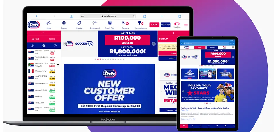 TabOnline Sportsbook Overview: Licensing, Limits & Ratings in SA Banner