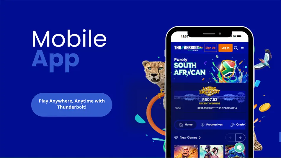 Thunderbolt Casino App Experience Banner
