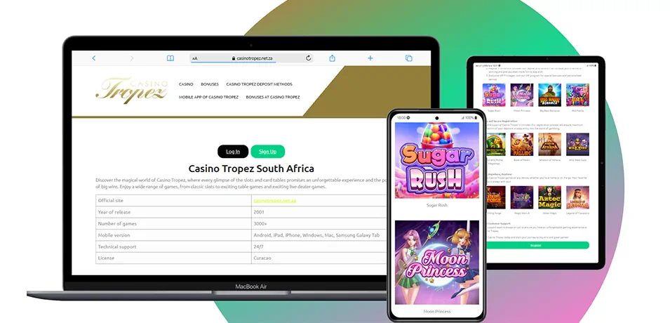 Tropez Casino Review 2024 Banner