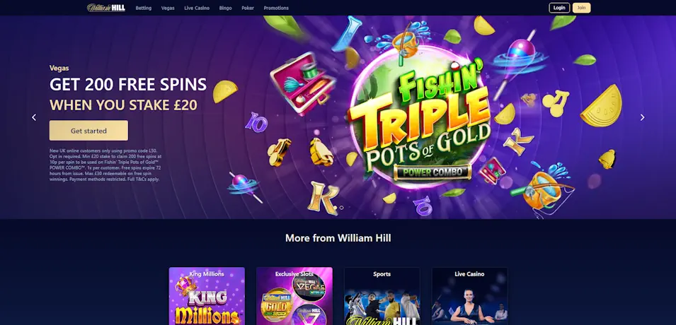 William Hill Sportsbook Overview: Licensing, Limits & Ratings in SA Screenshot