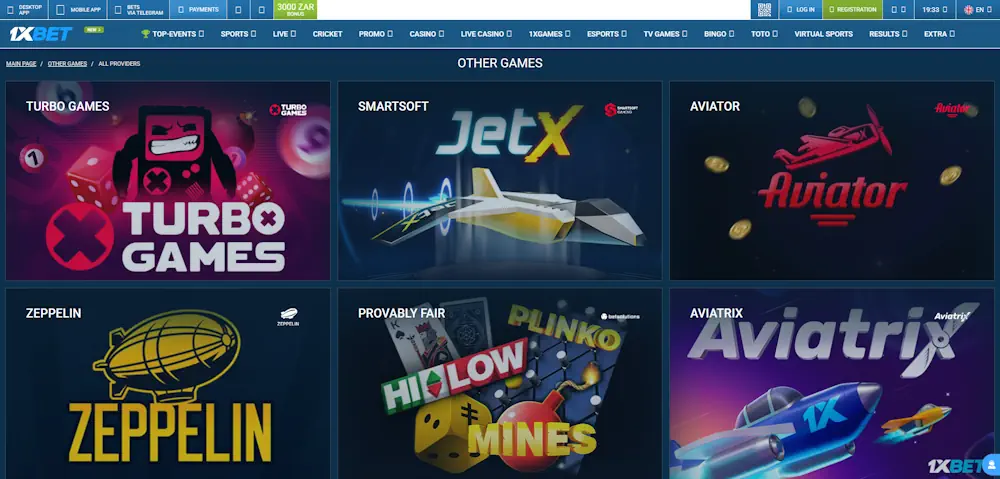 1xBet aviator games Screenshot