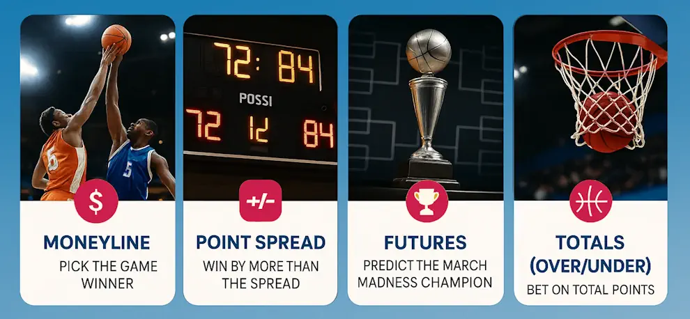 NCAAB College Lines for Basketball Betting Banner