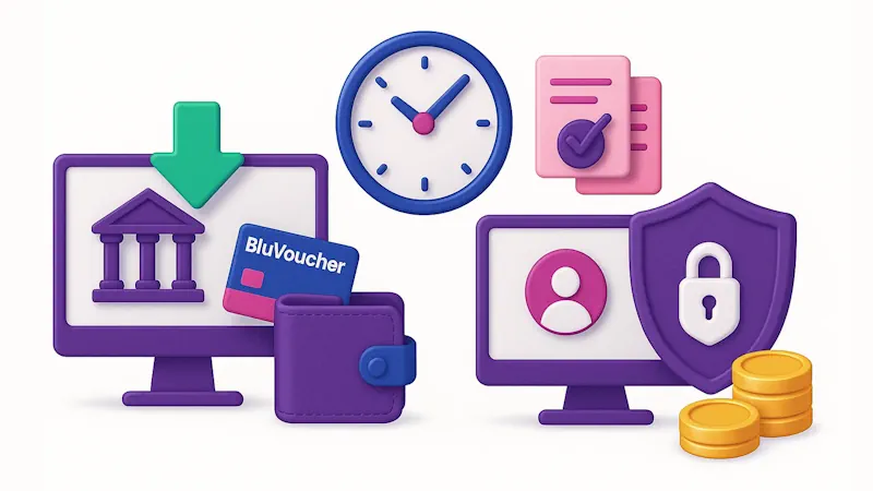 Withdrawal Options After Depositing with Blu Voucher Banner