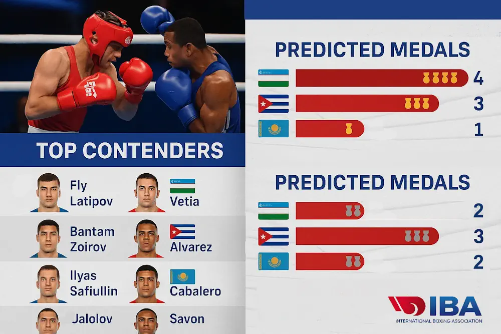 aiba world championship Boxing Championships Predictions Infographic