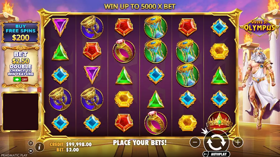 Gates of Olympus Slot Screenshot