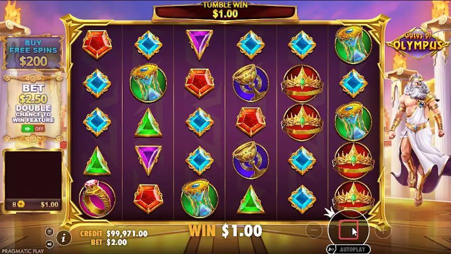 Gates of Olympus Slot Screenshot