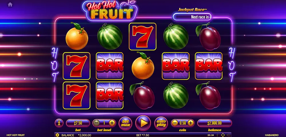 Hot Hot Fruit Slot Screenshot