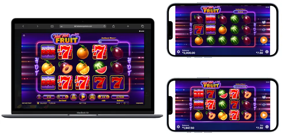 Hot Hot Fruit Slot Desktop and Mobile Screenshot