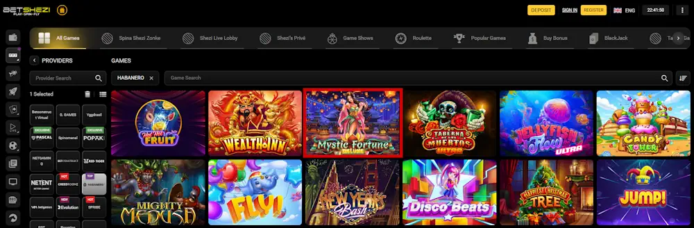 Mystic Fortune Deluxe Prive Slot Betshezi Screenshot