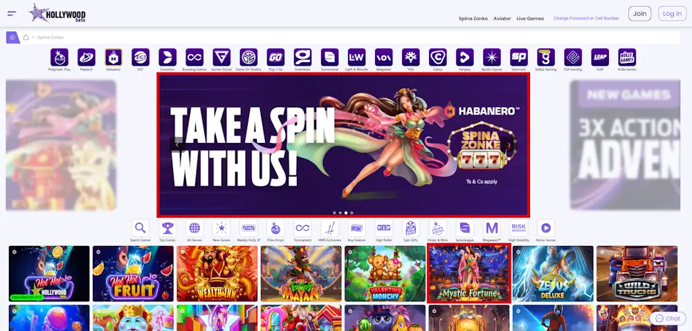 Mystic Fortune Deluxe Prive Slot Hollywoodbets Screenshot