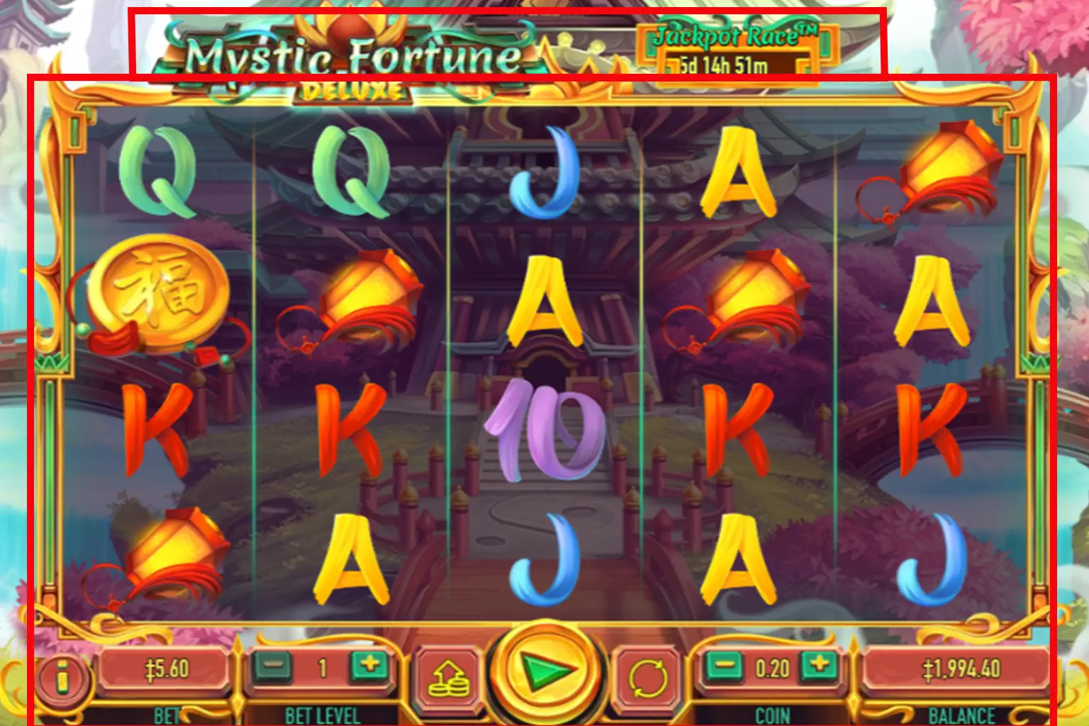 Mystic Fortune Deluxe Prive Slot Visual Banner