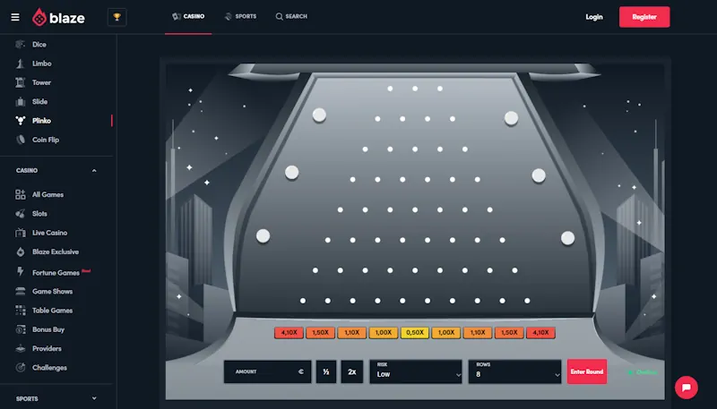 Plinko Blaze Screenshot