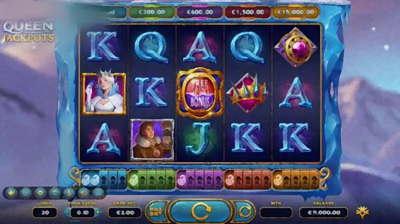 Spina Zonke Slot Frost Queen Jackpots Screenshot