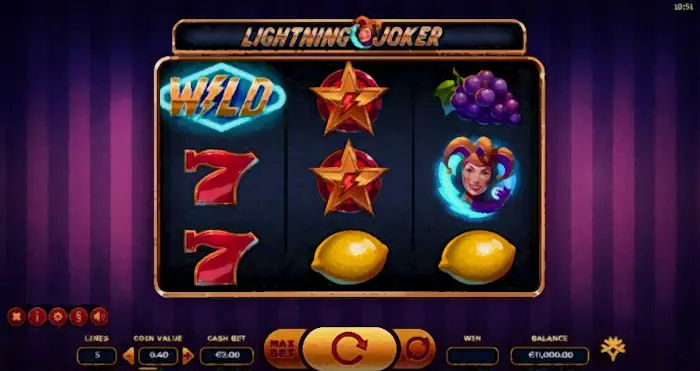 Spina Zonke Slot Lightning Joker Screenshot