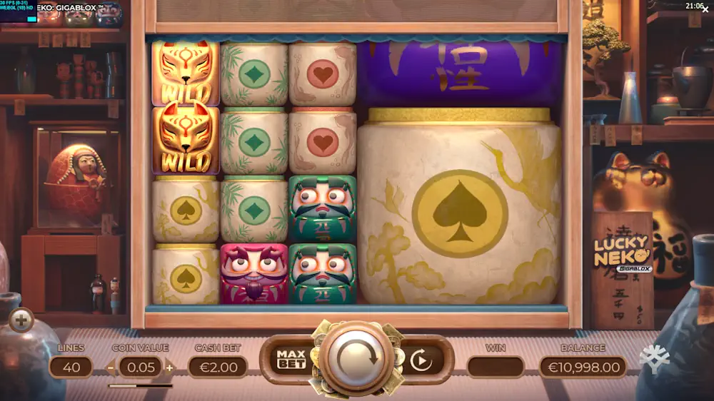 Spina Zonke Slot Lucky Neko Gigablox Screenshot