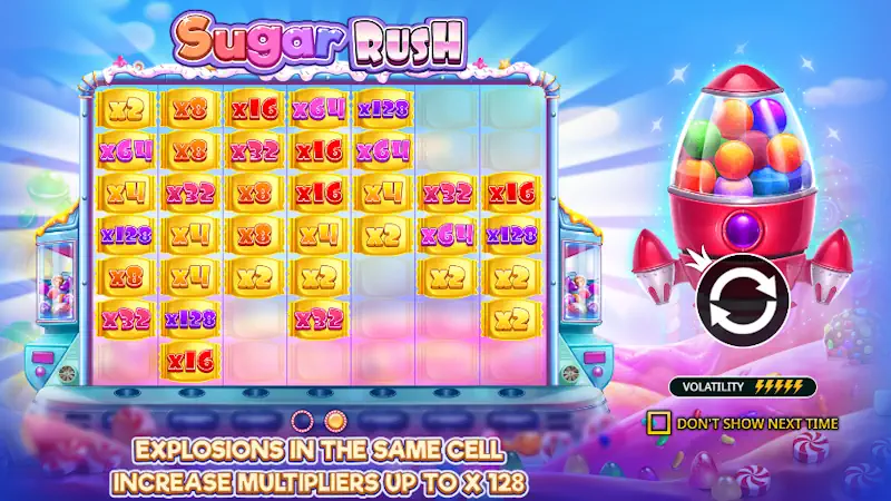 Sugar Rush Slot Screenshot