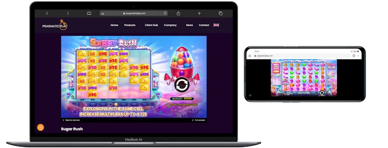 Sugar Rush Slot Desktop and mobile Screenshot