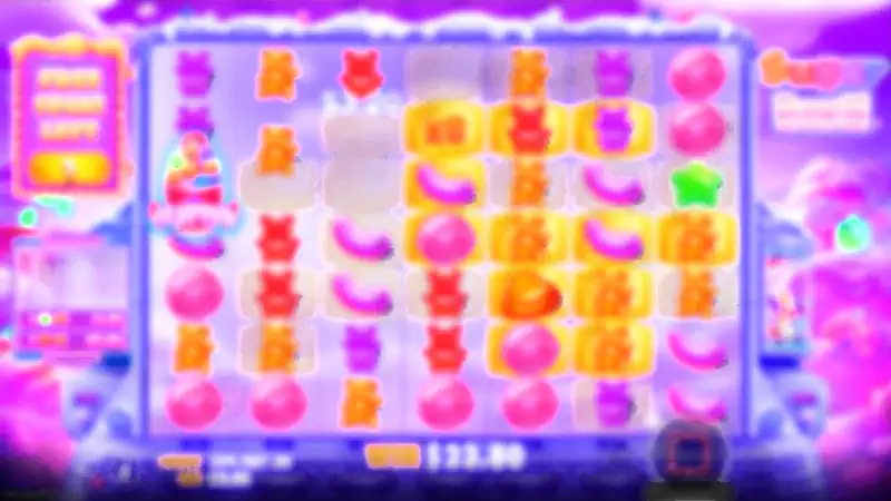 Sugar Rush Slot graphics and colors Banner