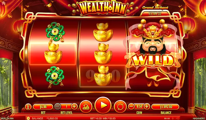 Wealth Inn Slot Cai Shen wild Screenshot